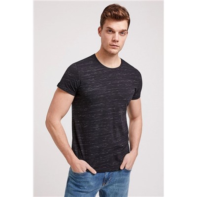 Lee Cooper Erkek Rach O Yaka T-Shirt Siyah 202 LCM 242056 202 LCM 242056 8101