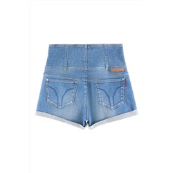 Short vaquero Azul