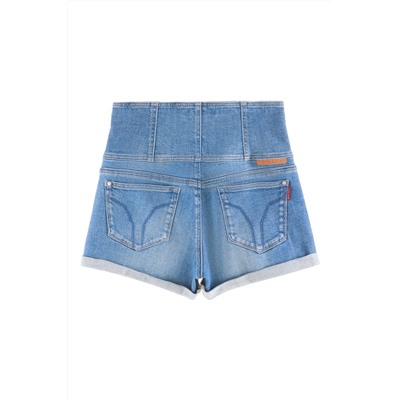 Short vaquero Azul