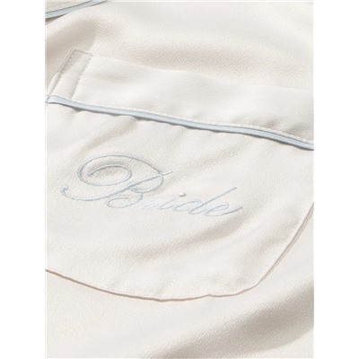 VICTORIA'S SECRET Glazed Satin Long Pajama Set