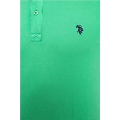 Erkek Elma Yeşili Basic Polo Yaka Tişört