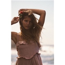 VESTIDO MIDI VOLANTE