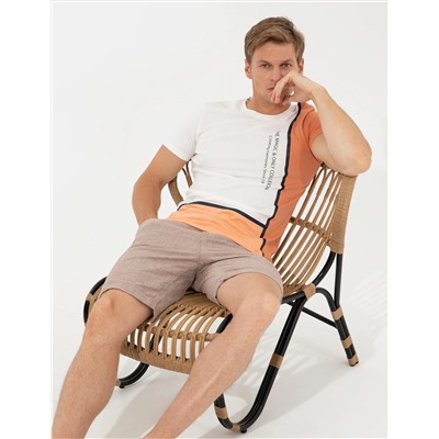 Coral Slim Fit Bisiklet Yaka Tişört