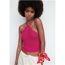 Top crochet cuello halter