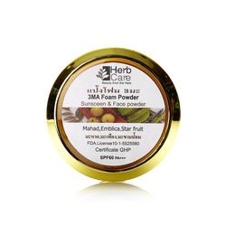 Солнцезащитная ухаживающая натуральная пудра-крем 3MA SPF60PA+++ от Herb Care 10 гр / Herb Care 3MA Foam powder SPF60PA+++ 10g