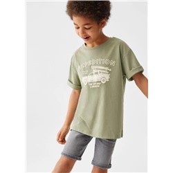 Camiseta dibujo estampado -  Niño | MANGO OUTLET España