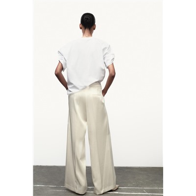 T-SHIRT WITH METALLIC PRINT