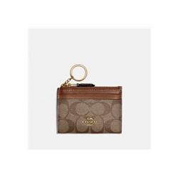 Mini Skinny Id Case In Signature Canvas