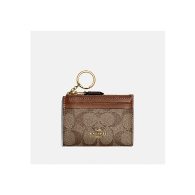 Mini Skinny Id Case In Signature Canvas