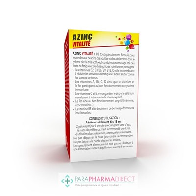 ArkoPharma Azinc Vitalité 150 gélules OFFRE SPECIALE 15 JOURS OFFERTS