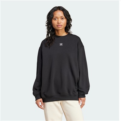 ADIDAS ESSENTIALS FLEECE LONG OVERSIZED CREW SWEATSHIRT