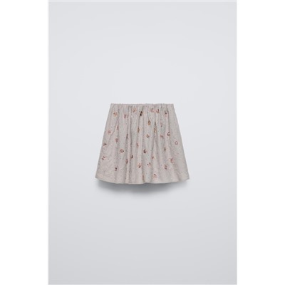 BEADED BERMUDA SKORT