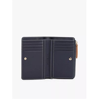 Monogram Snap-Closure Bifold Wallet