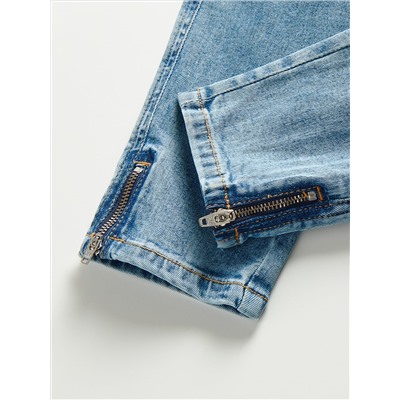 Slim-Jeans mit mittlerer Leibhöhe