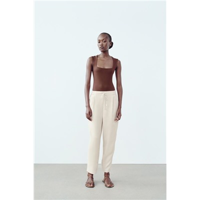 FLOWING CROPPED TROUSERS