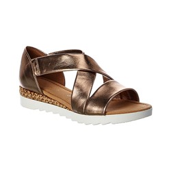 Gabor Leather Wedge Sandal