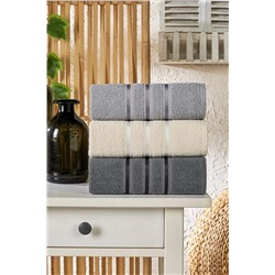 Semecca Lia Soft Bordürü Serisi 3'lü Havlu Seti 50x85 SH20222410