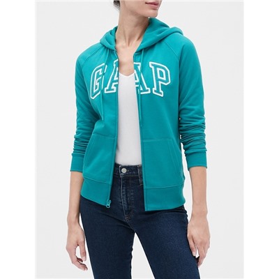 Gap Logo Zip Hoodie In Fleece