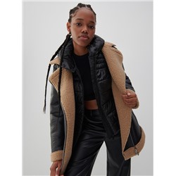 Steppjacke mit Kapuze