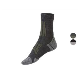 CRIVIT® Herren Trekkingsocken, mit SmartStep-Fußbett