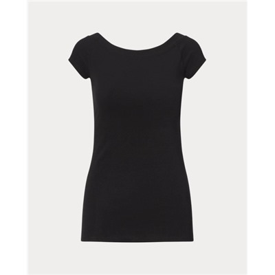 Cotton Off-the-Shoulder Tee