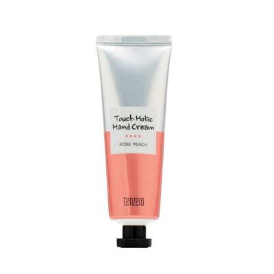 TENZERO TOUCH HOLIC HAND CREAM ROSE PEACH Парфюмированный крем для рук с ароматом розы и персика 50мл