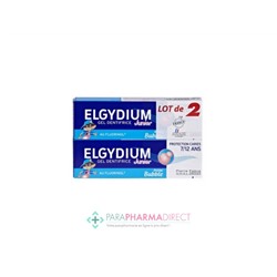 Elgydium Junior Gel Dentifrice 7-12 ans Bubble 2x50mlLot  × 2