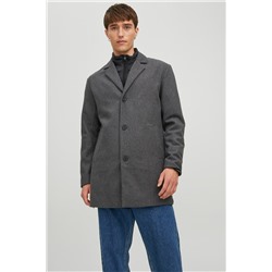 Chaqueta efecto doble prenda Gris jaspeado