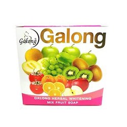 Осветляющее мыло с фруктовыми экстрактами Herbal Whitening от Galong 120 гр / Galong Herbal Whitening Mix Fruit Soap 120g