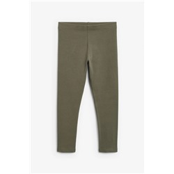 Khaki Green/Charcoal Grey/Purple Butterfly Leggings 5 Pack (3-16yrs)