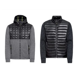 LIVERGY® Jacke Hybrid Herren, körpernah geschnitten