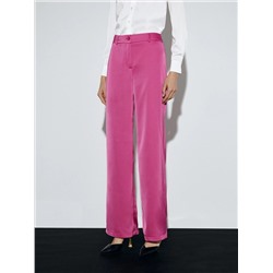Брюки прямого кроя, D189/fuchsia