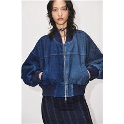 ZW BOMBER DENIM CONTRASTE