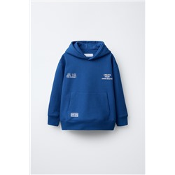SLOGAN PRINT HOODIE