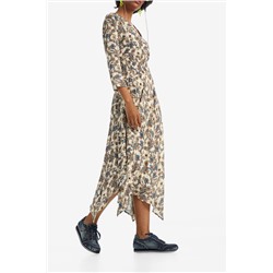 Vestido boho de bajo asimétrico