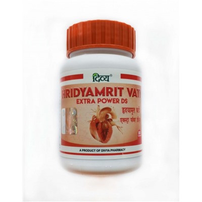 PATANJALI Hridyamrit Vati Хридьямрит Вати от заболеваний сердечно-сосудистой системы 80таб