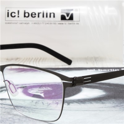 IB00032 - Оправа ic!Berlin T117 gun metal + футляр