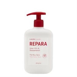 Loción corporal Repara Deliplus urea 10% y dexpantenol piel muy seca