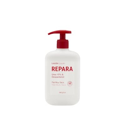 Loción corporal Repara Deliplus urea 10% y dexpantenol piel muy seca