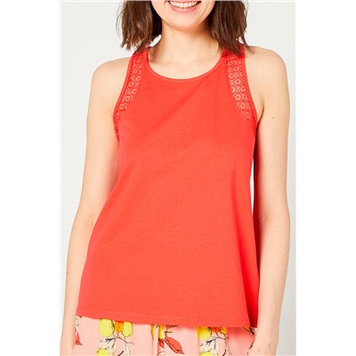 Camiseta de tirantes Canelle Coral