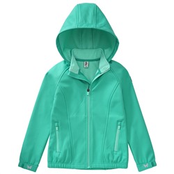 Mädchen Softshelljacke mit Kapuze