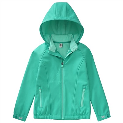 Mädchen Softshelljacke mit Kapuze