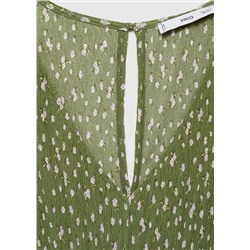 Vestido estampado textura