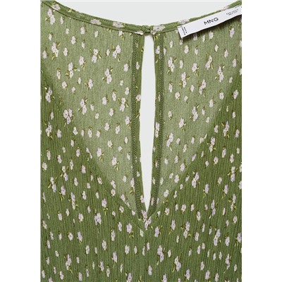 Vestido estampado textura
