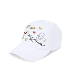 Karl Lagerfeld Paris Logo Charm Baseball Cap