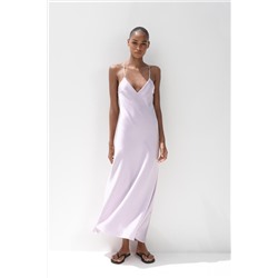 SATIN MIDI DRESS
