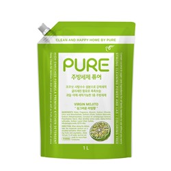 PURE VIRGIN MOJITO DISH DETERGENT Средство для мытья посуды с ароматом лайма и мяты 1000мл