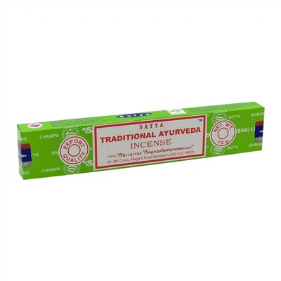 SATYA Traditional Ayurveda Благовоние 15г