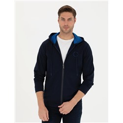Lacivert Regular Fit Örme Hırka