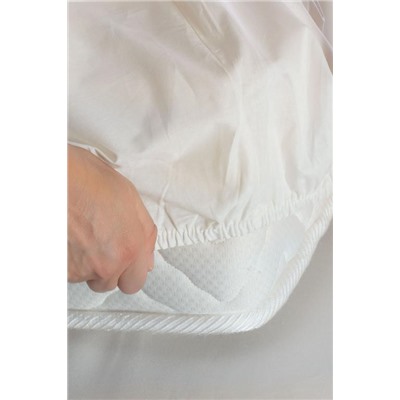 Manon King Size Plus %100 Pamuk Ranforce Lastikli Çarşaf - Ekru